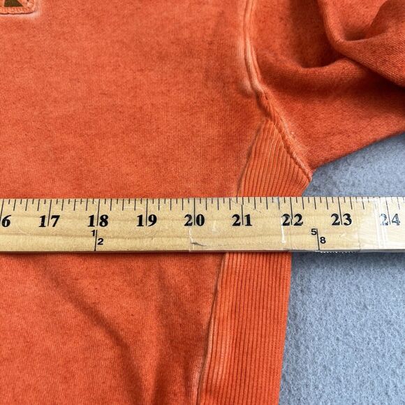 NWT Saturdays NYC Grande Peace Hyper Orange Long Sleeve Drawstring Hoodie S - Picture 12 of 16